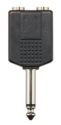 [22529] Mono Double Adapter Jack Plug